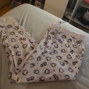 Coffee cup pj pants